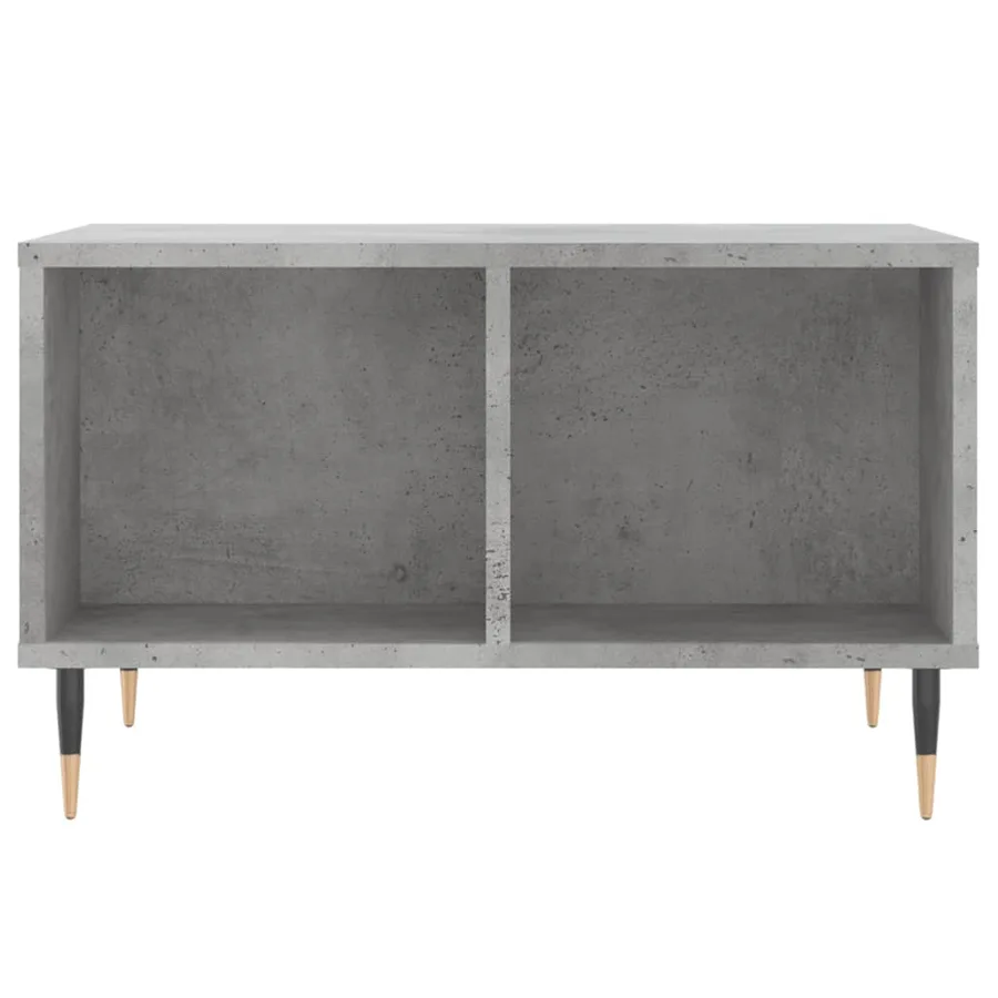 Table basse Gris béton 60x50x36,5 cm Bois d'ingénierie - 4