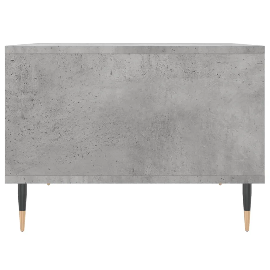 Table basse Gris béton 60x50x36,5 cm Bois d'ingénierie - 5