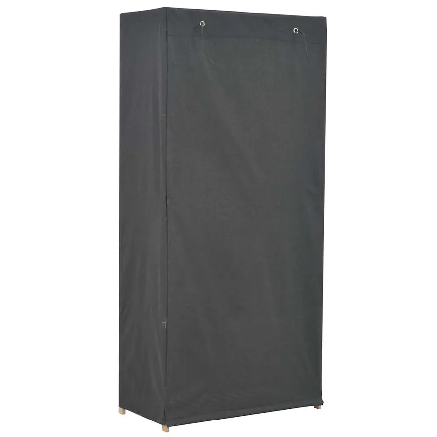 Garde-robe Gris 79 x 40 x 170 cm Tissu - 3
