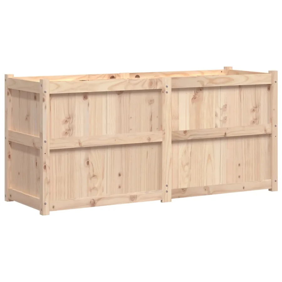 Jardinière 150x50x70 cm bois de pin massif - 7
