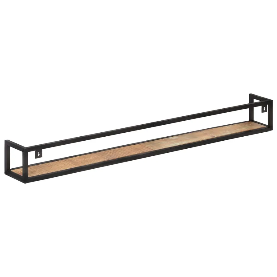 Étagères murales 2 pcs 160 cm Bois de récupération massif - 4