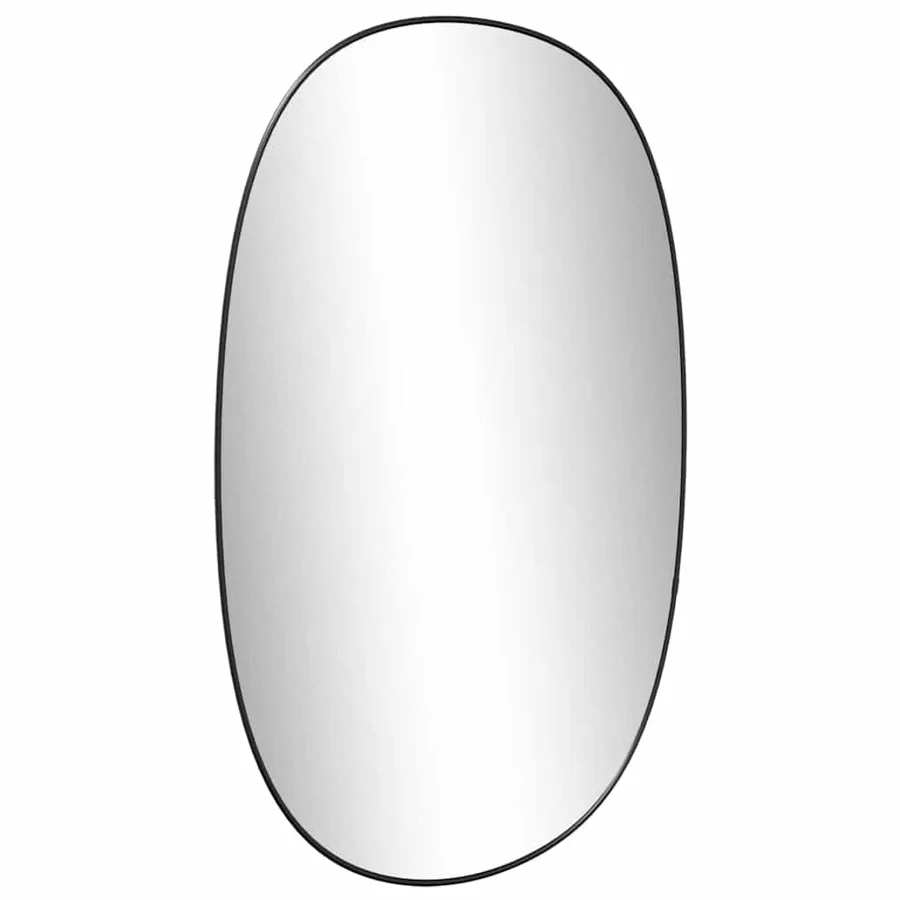 Miroir mural Noir 80x50 cm - 4