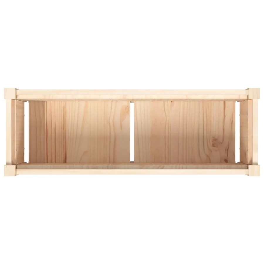 Jardinière d'extérieur 90x31x31 cm bois de pin massif - 8