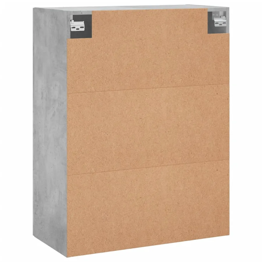 Armoires murales 2 pcs gris béton bois d'ingénierie - 8