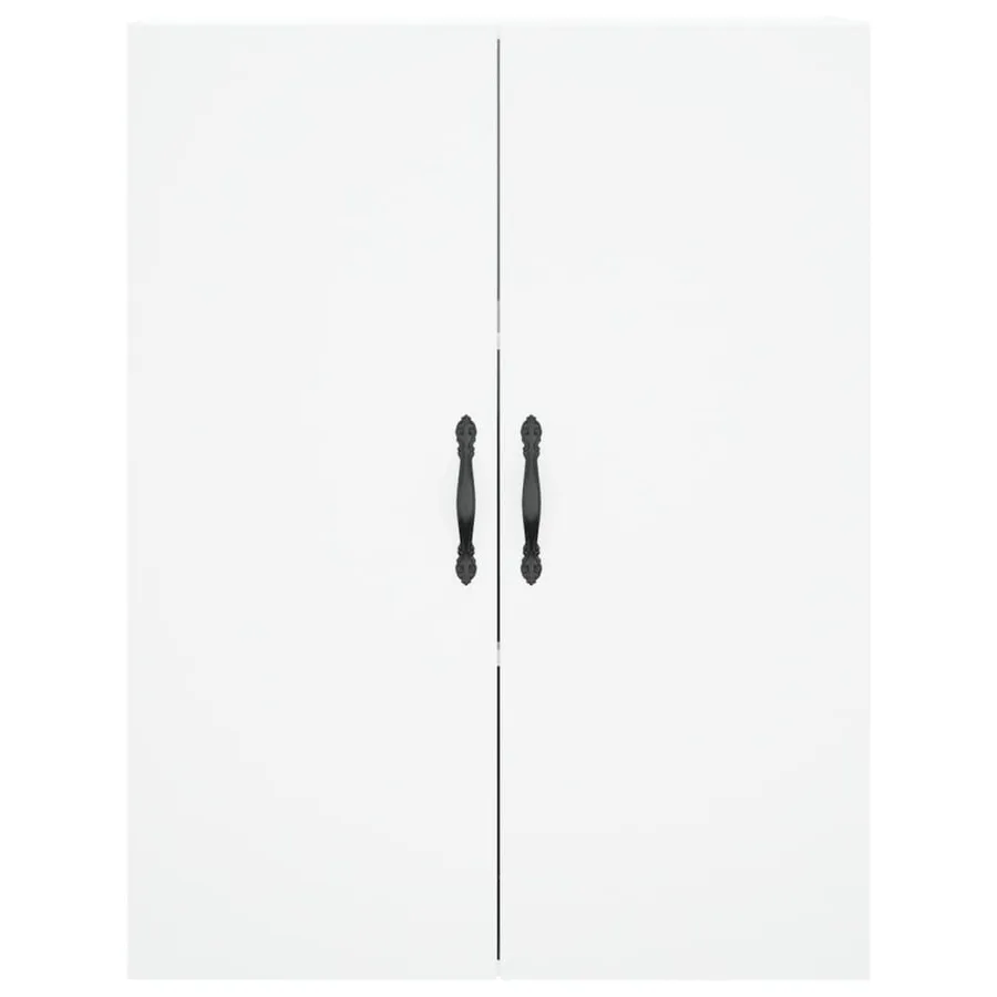 Armoire murale blanc 69,5x34x90 cm bois d'ingénierie - 7