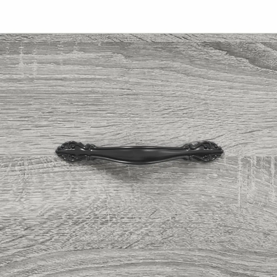 Buffet haut Sonoma gris 69,5x34x180 cm Bois d'ingénierie - 11