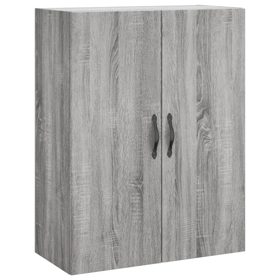 Buffet haut Sonoma gris 69,5x34x180 cm Bois d'ingénierie - 5