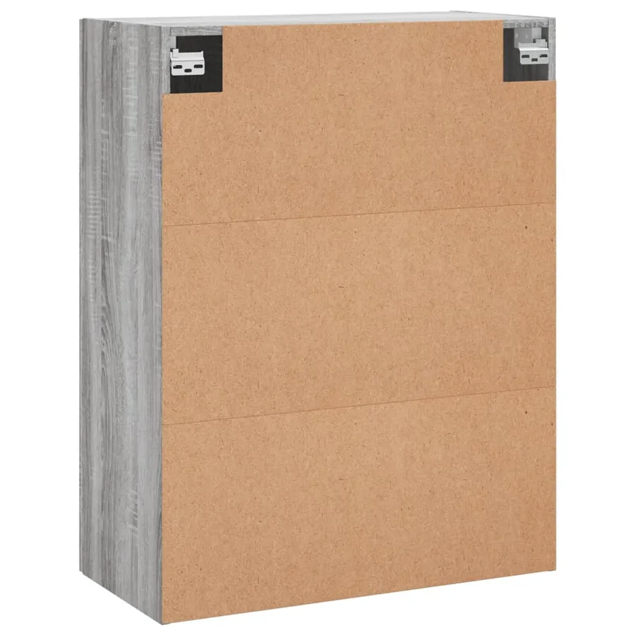 Armoire murale sonoma gris 69,5x34x90 cm bois d'ingénierie - 9
