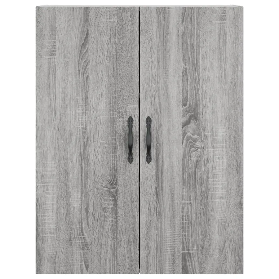 Buffet haut Sonoma gris 69,5x34x180 cm Bois d'ingénierie - 6