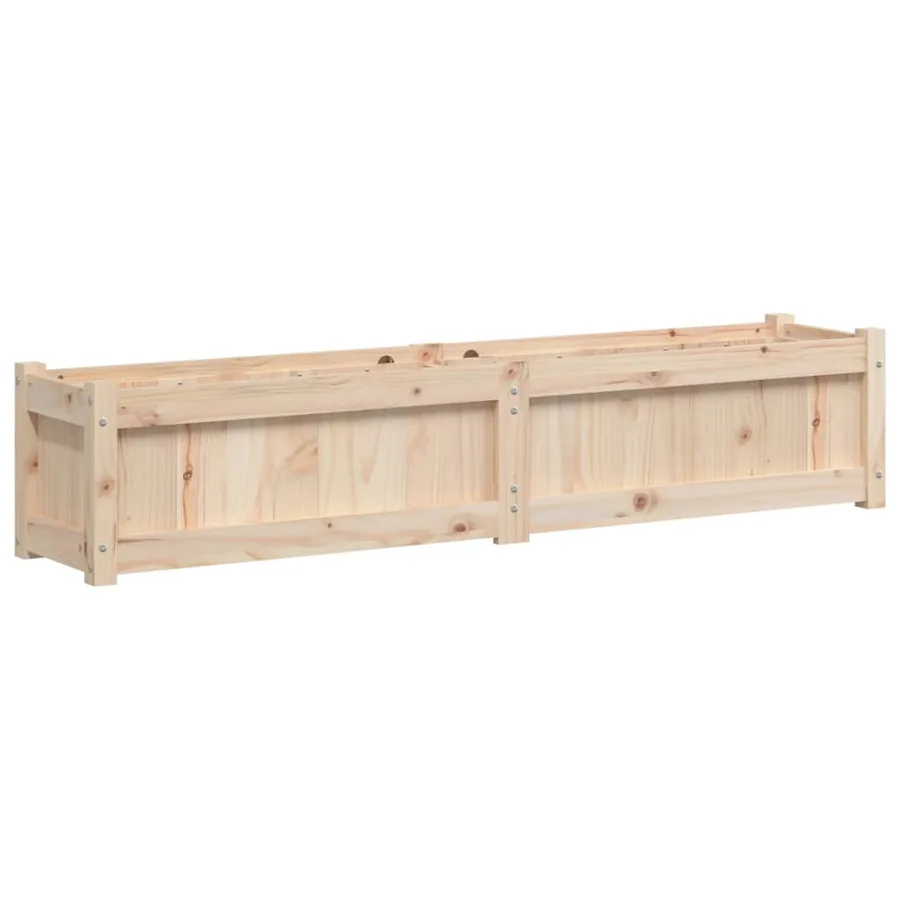 Jardinières 2 pcs bois de pin massif - 4
