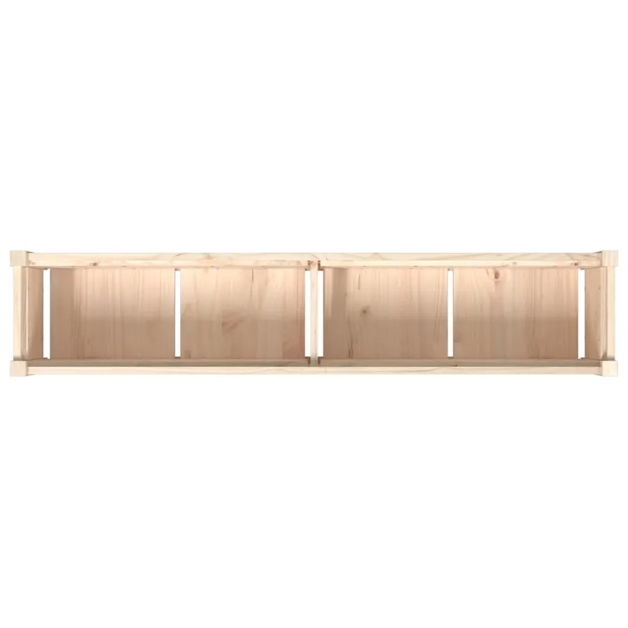 Jardinières 2 pcs bois de pin massif - 8