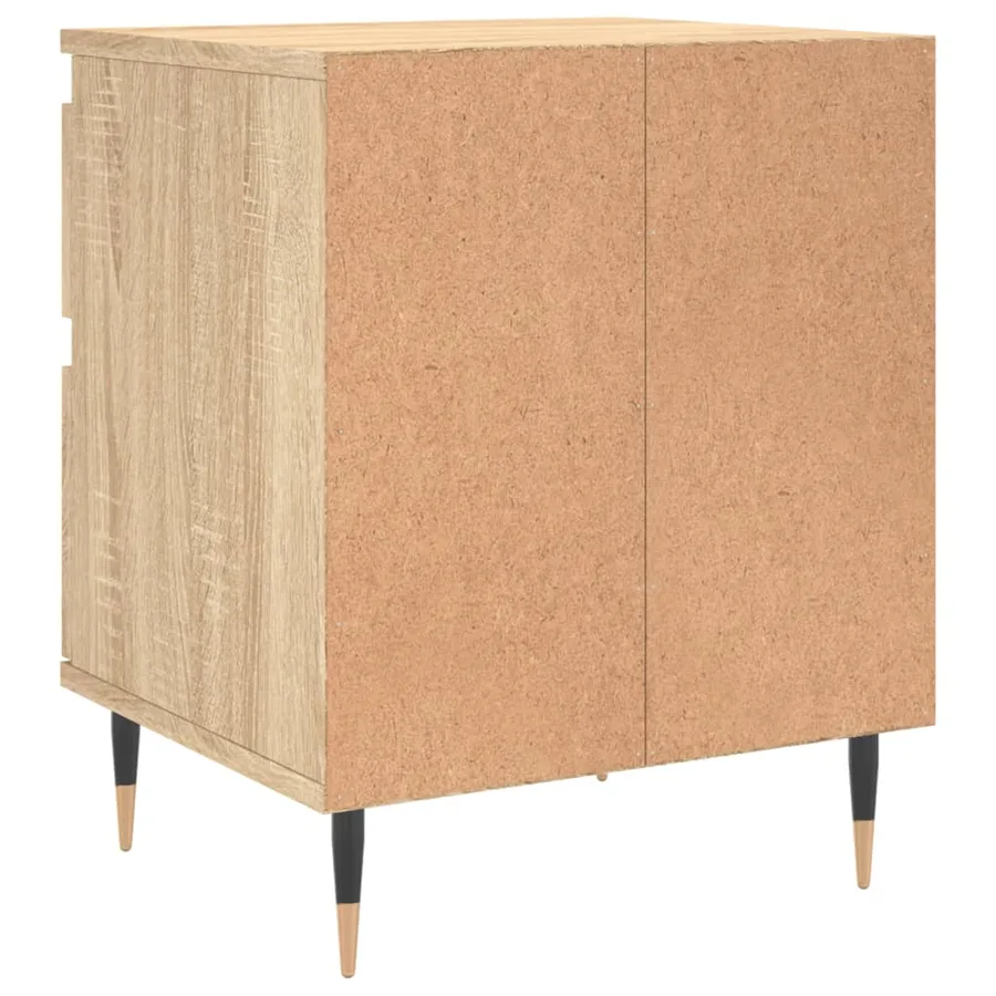 Table de chevet chêne sonoma 40x35x50 cm bois d’ingénierie - 5