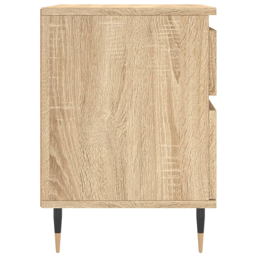 Table de chevet chêne sonoma 40x35x50 cm bois d’ingénierie - 6