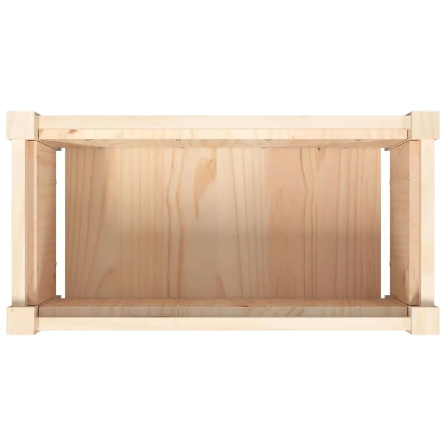 Jardinières 2 pcs bois de pin massif - 9