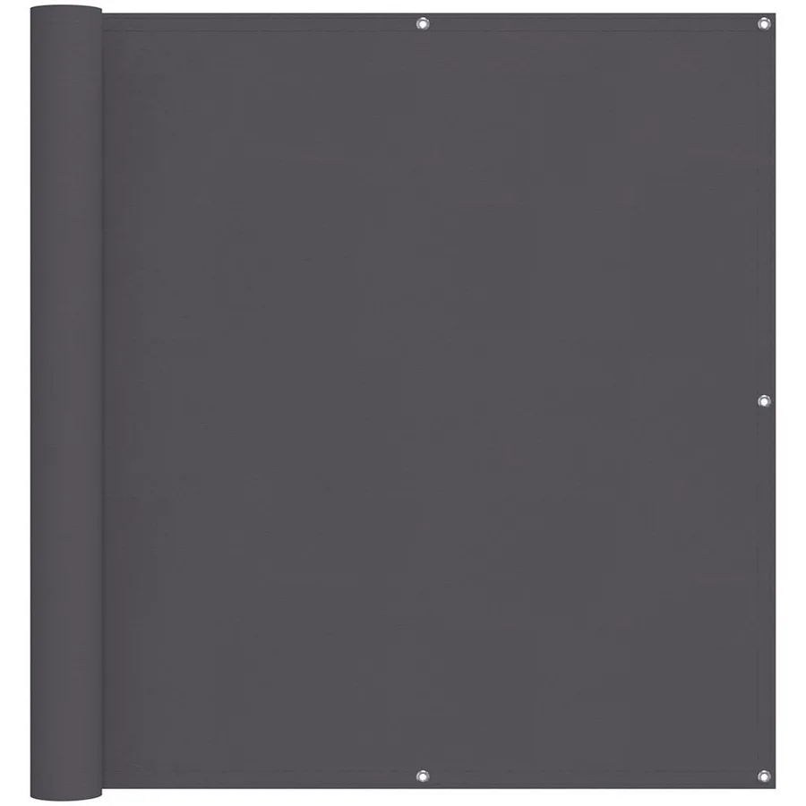 Écran de balcon Anthracite 120x400 cm Tissu Oxford - 2