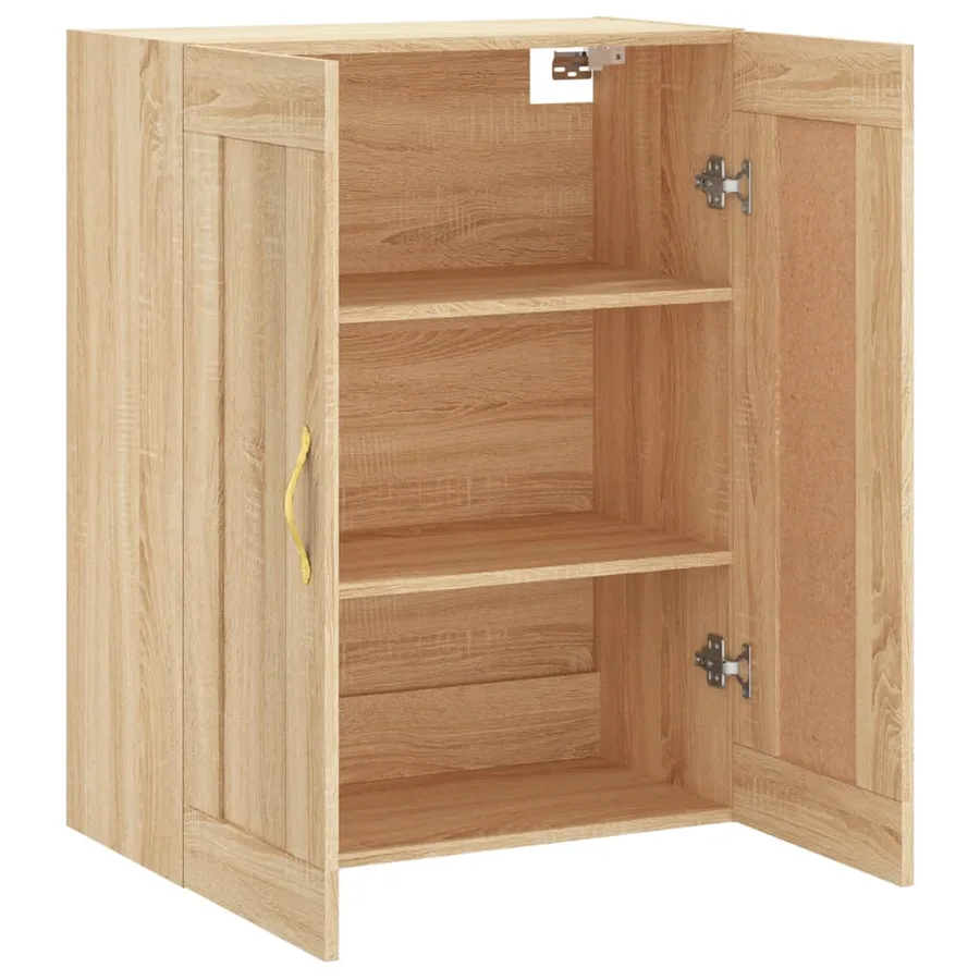 Armoire murale chêne sonoma 69,5x34x90 cm bois d'ingénierie - 6