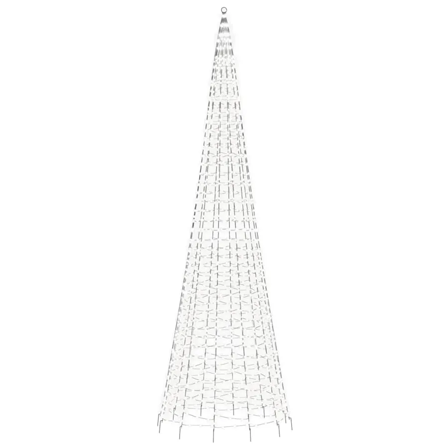Sapin de Noël à LED 1534 LED blanc 500 cm - 4