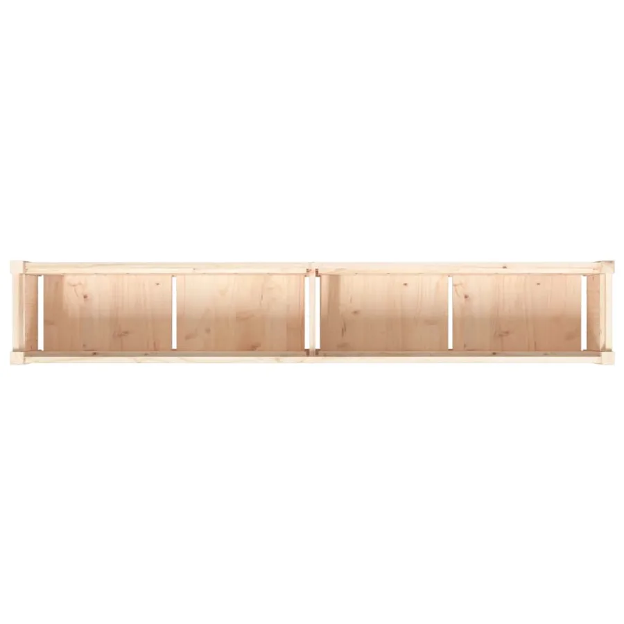 Jardinière 180x31x31 cm bois de pin massif - 8