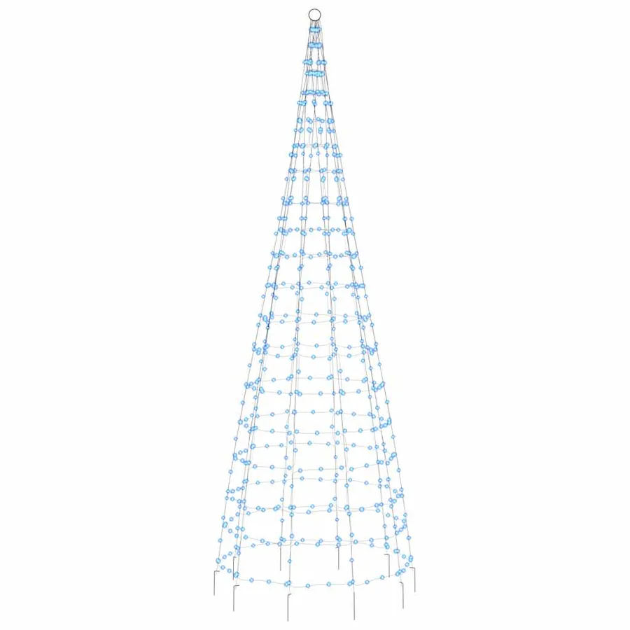 Sapin de Noël à LED 550 LED bleu 300 cm - 4