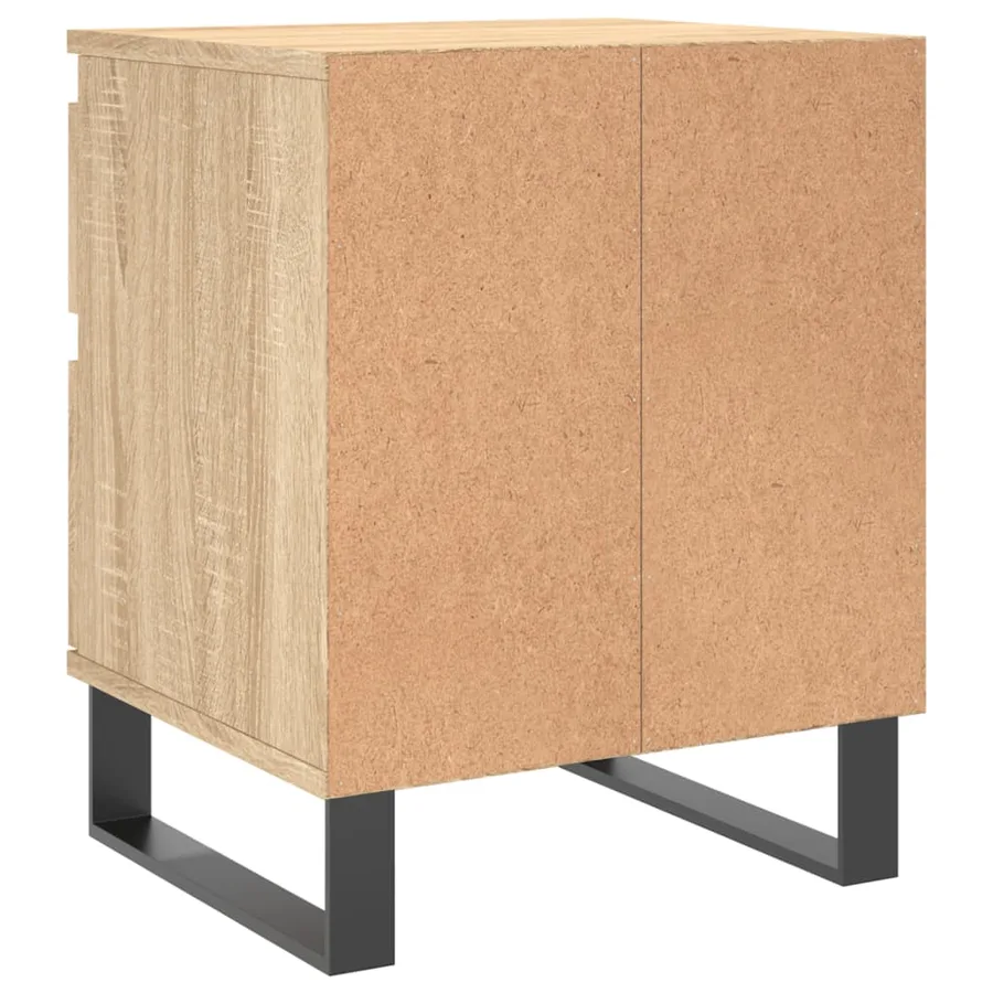Tables de chevet 2 pcs chêne sonoma 40x35x50 cm bois ingénierie - 6