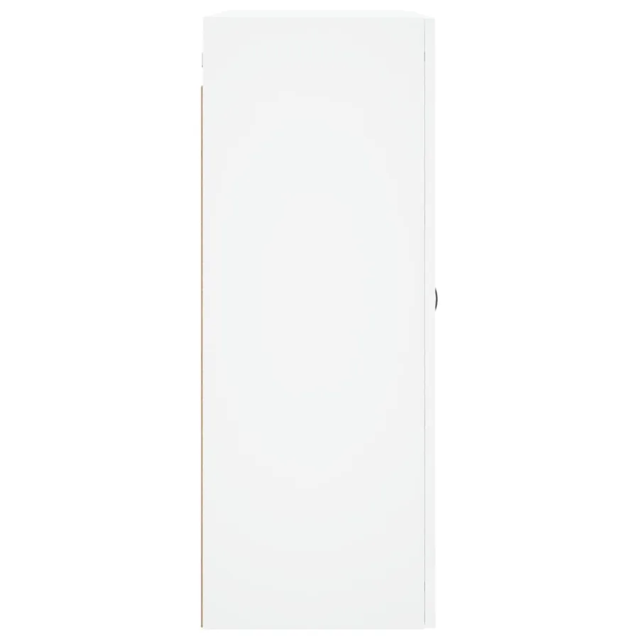 Armoire murale blanc 69,5x34x90 cm bois d'ingénierie - 8