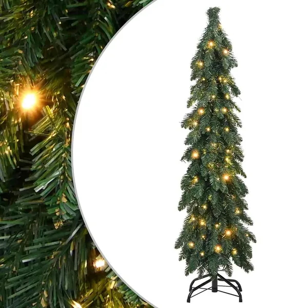Arbre de Noël artificiel pré-éclairé avec 60 LED 120 cm
