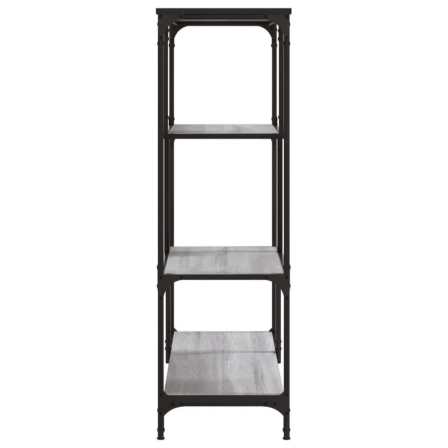 Bibliothèque sonoma gris 81x36x115cm bois d'ingénierie et acier - 5