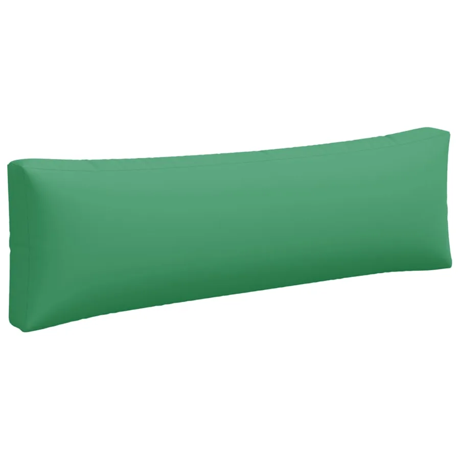 Coussins de palette lot de 3 vert tissu - 5