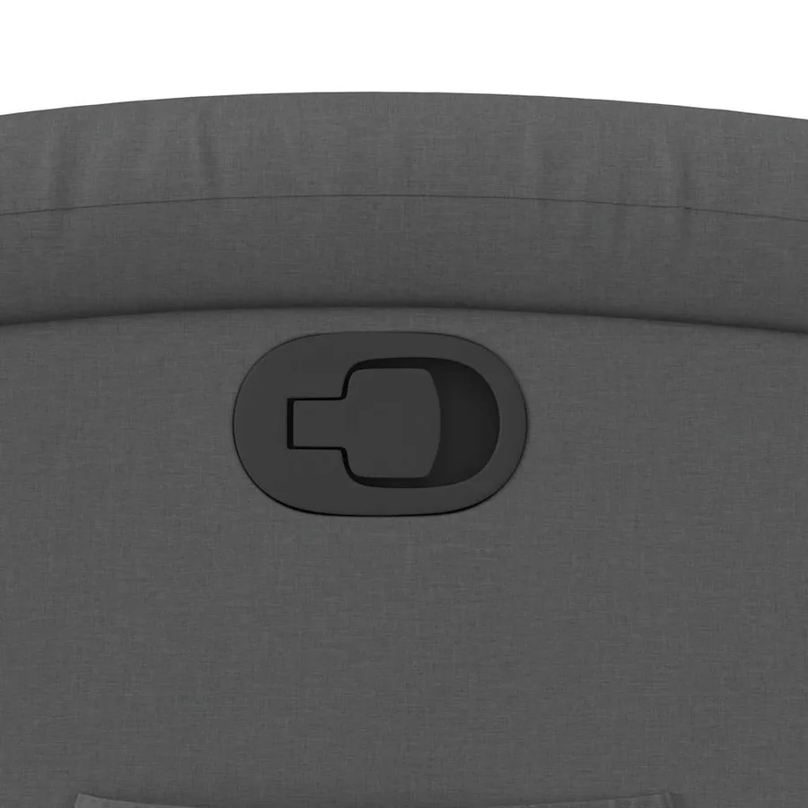 Fauteuil inclinable Gris foncé Tissu - 9