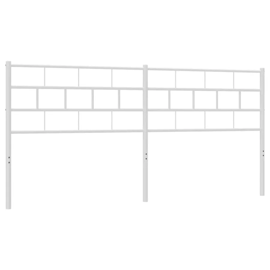 Tête de lit de remplacement métal blanc 180 cm - 2