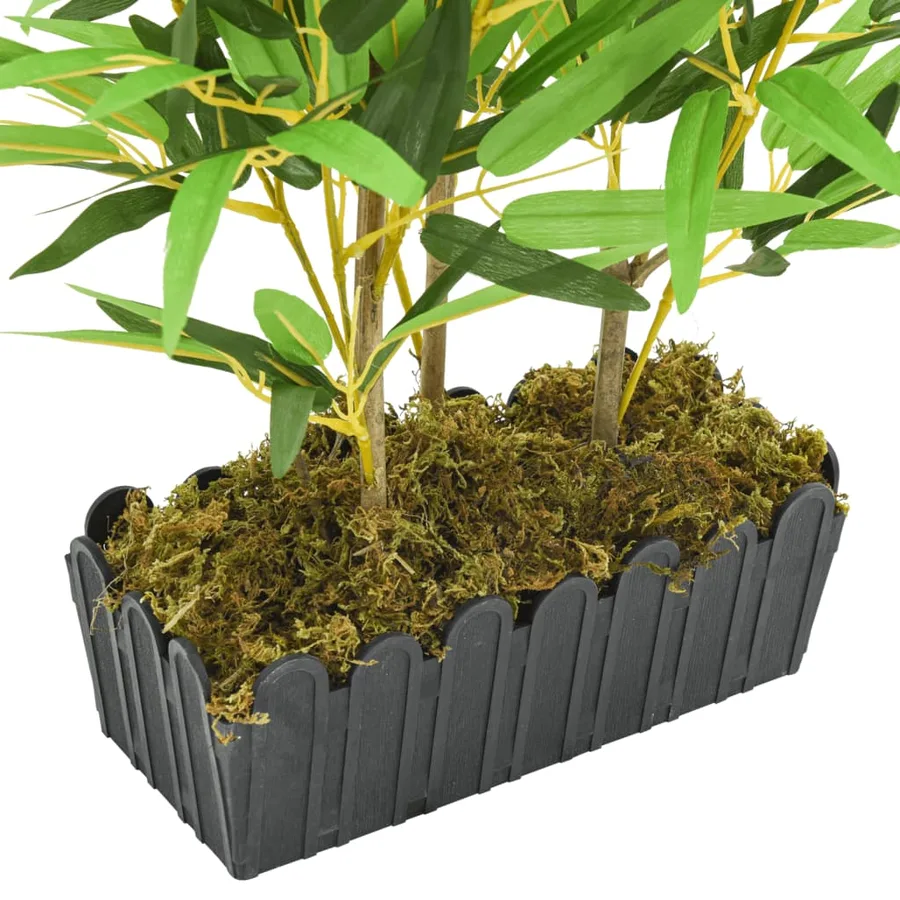 Bambou artificiel 500 feuilles 80 cm vert - 4