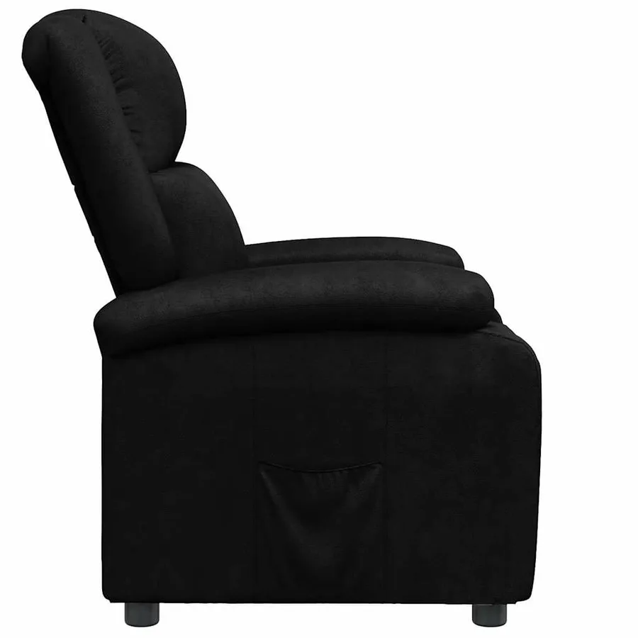 Fauteuil inclinable Noir Similicuir - 4