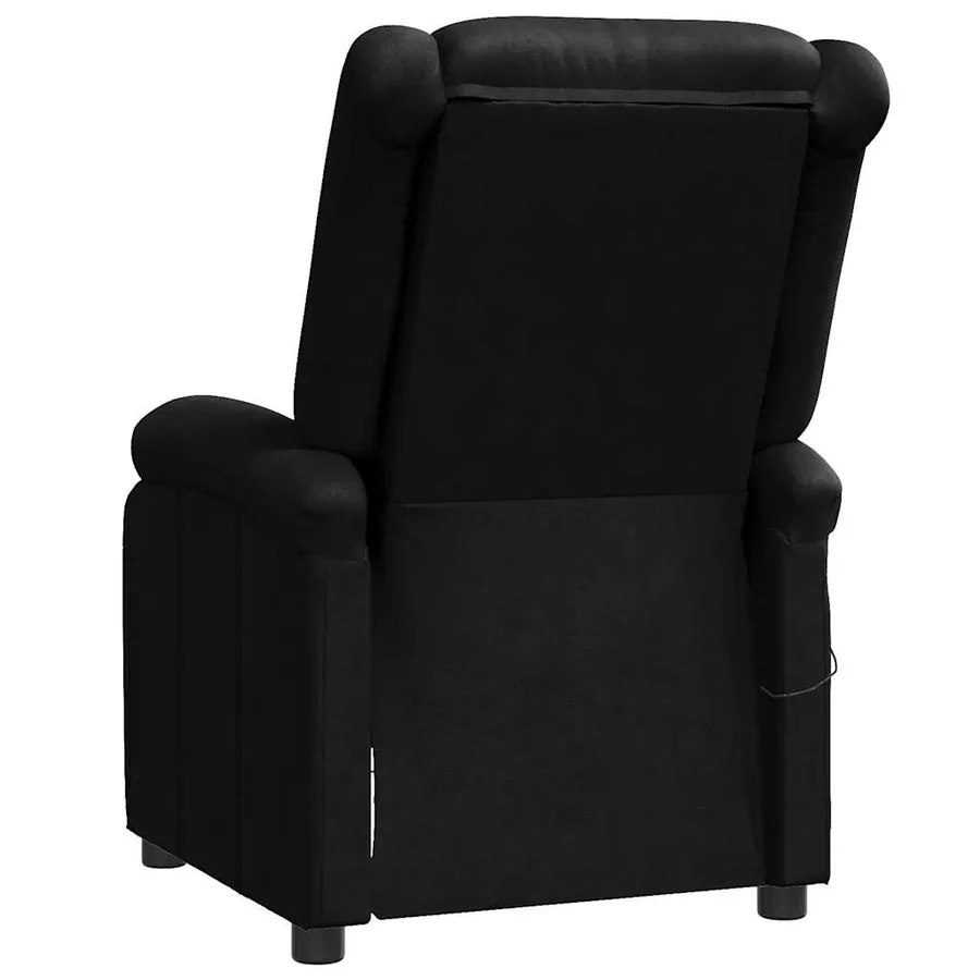 Fauteuil inclinable Noir Similicuir - 5