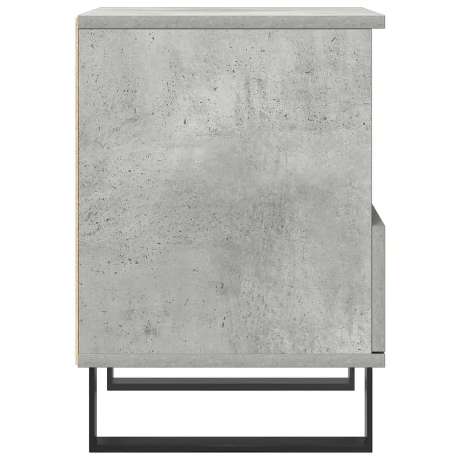 Tables de chevet 2 pcs gris béton 40x35x50 cm bois d’ingénierie - 7