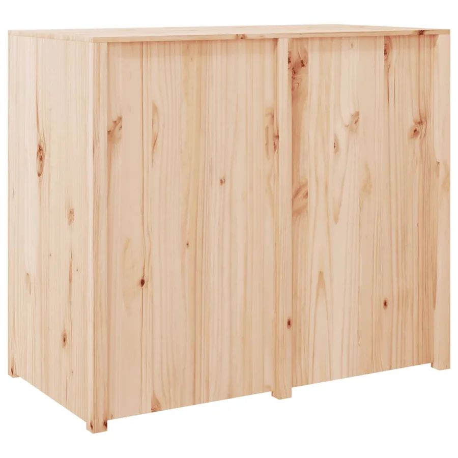 Armoire de cuisine d'extérieur MEPPEL 106x55x92 cm bois de pin massif - 6