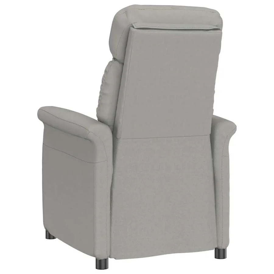 fauteuil Gris clair Microfibre - 3