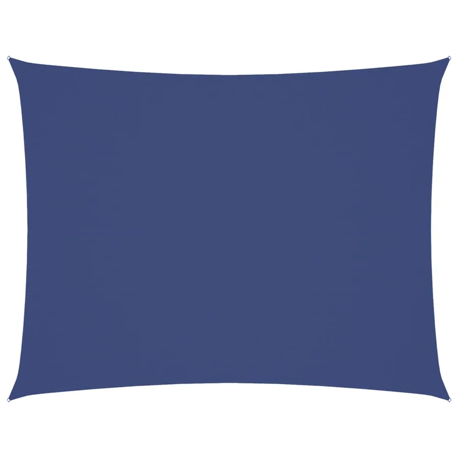 Voile de parasol tissu oxford rectangulaire 5x6 m bleu - 2