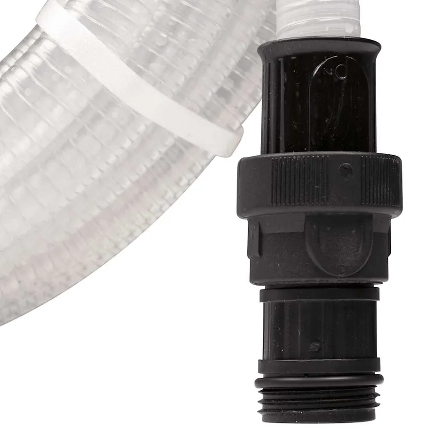Tuyau d'aspiration avec raccords en PVC transparent 1" 10 m PVC - 8
