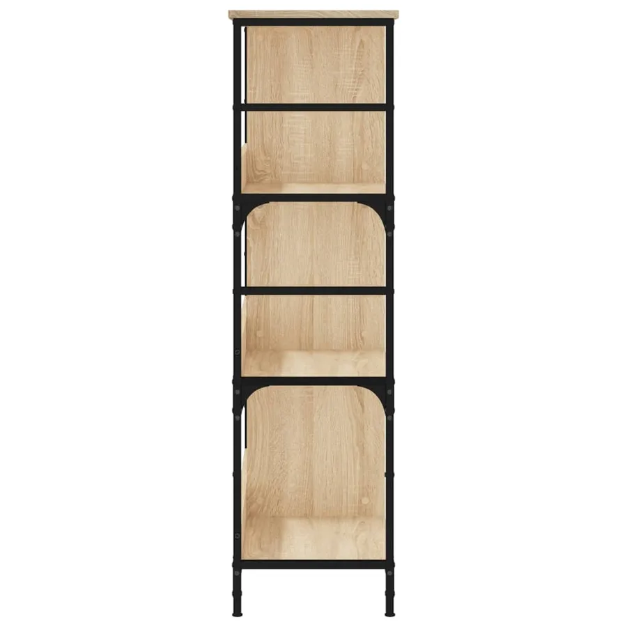 Bibliothèque chêne sonoma 78,5x33x117,5 cm bois d'ingénierie - 5