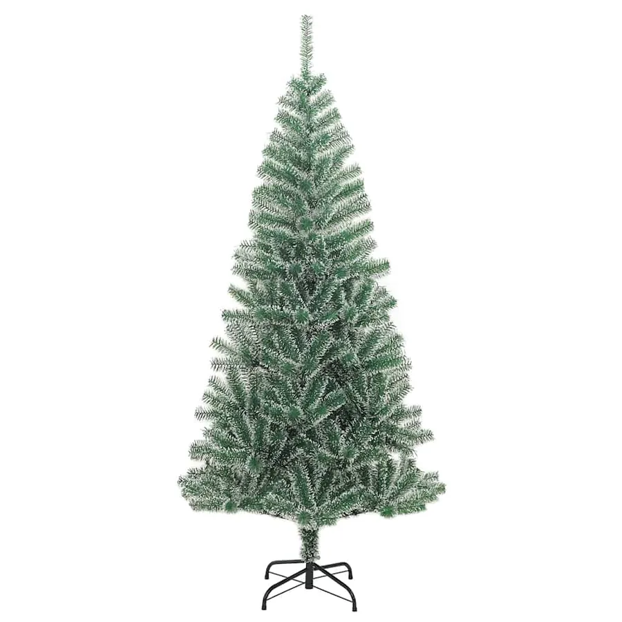 Sapin de Noël artificiel 300 LED&boules&neige floquée 210 cm - 5
