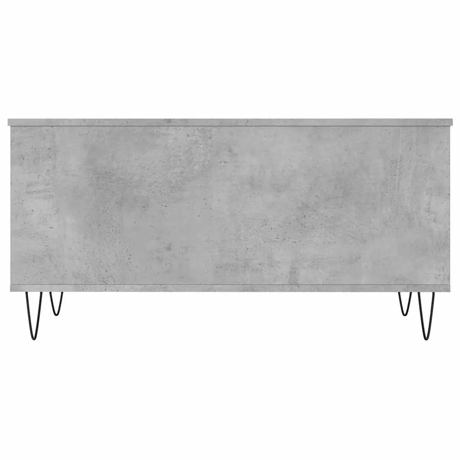 Table basse Gris béton 90x44,5x45 cm Bois d'ingénierie - 6