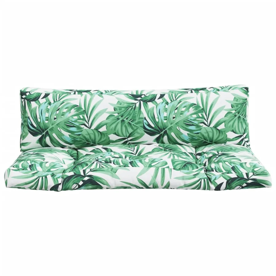 Coussins de palette lot de 2 motif de feuilles tissu - 4