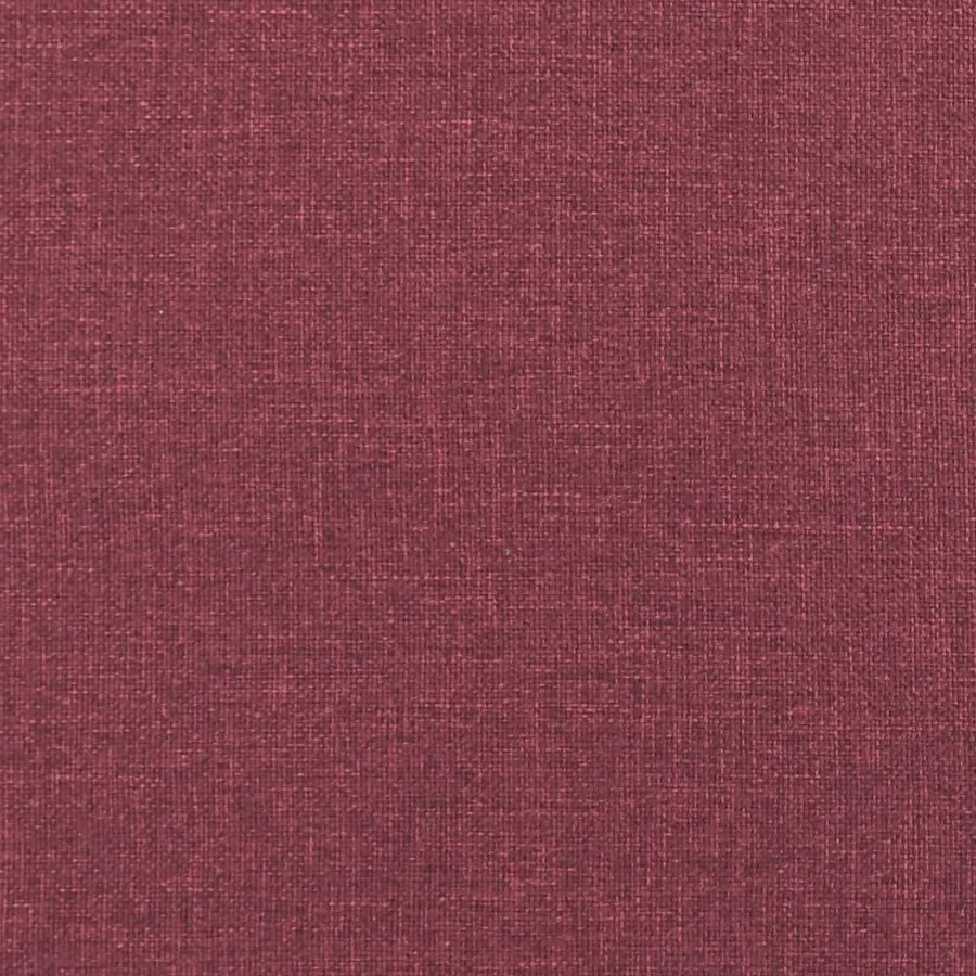 Repose-pied Rouge bordeaux 60x50x41 cm Tissu - 6