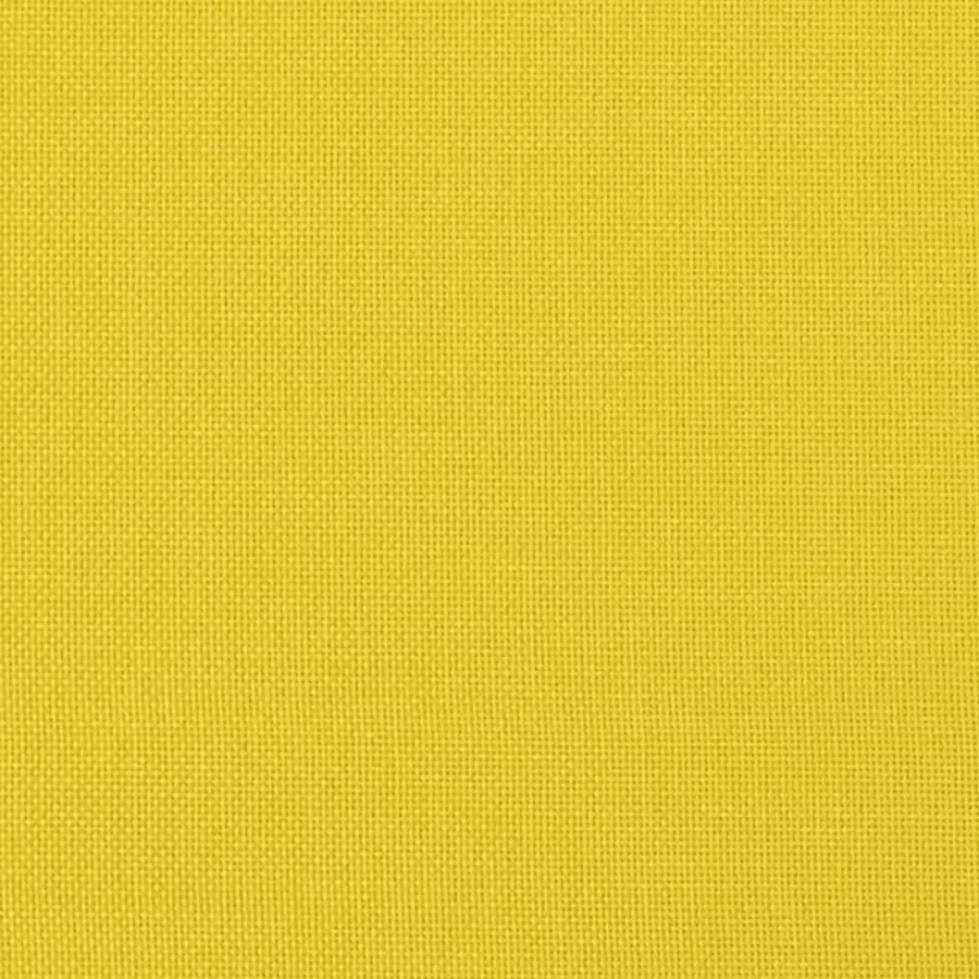 Ensemble de canapés 3 pcs avec coussins Jaune clair Tissu - 7