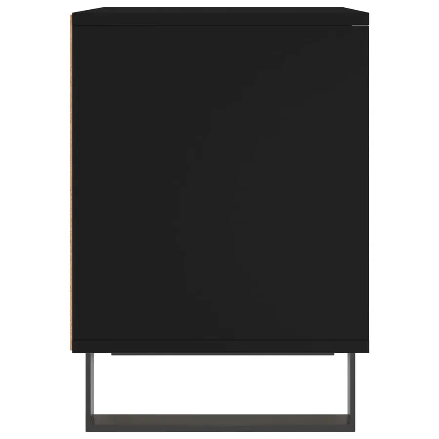 Tables de chevet 2 pcs noir 40x35x50 cm bois d’ingénierie - 6