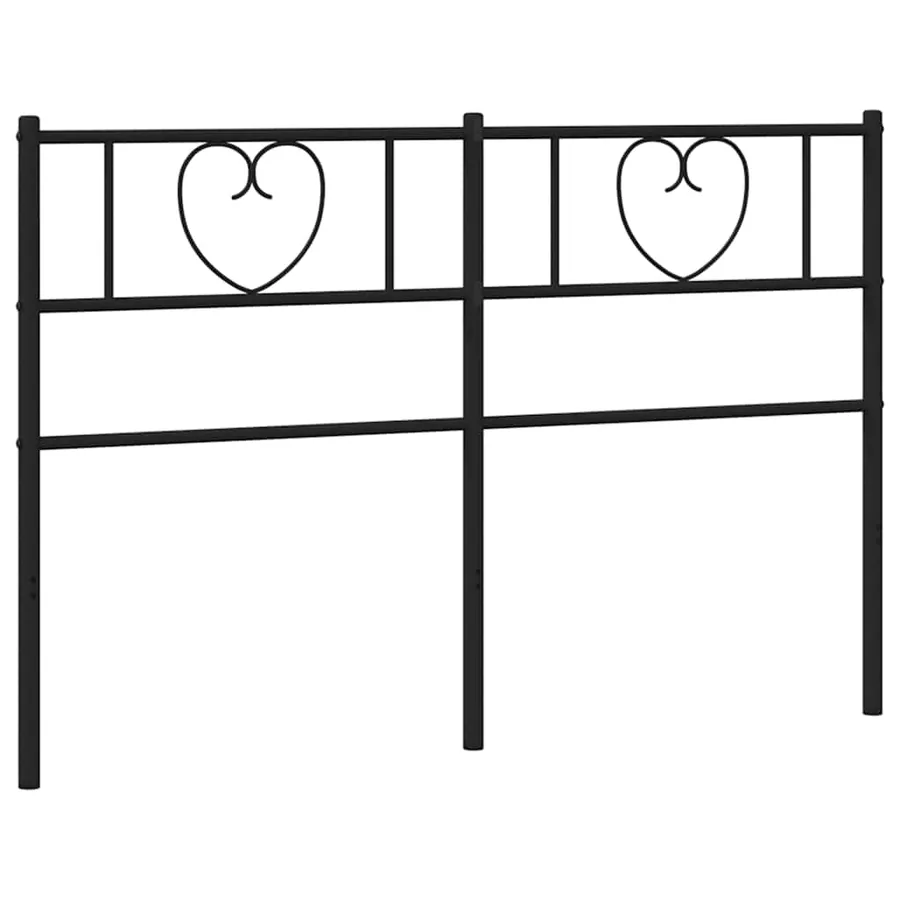 Tête de lit de remplacement métal noir 120 cm - 2
