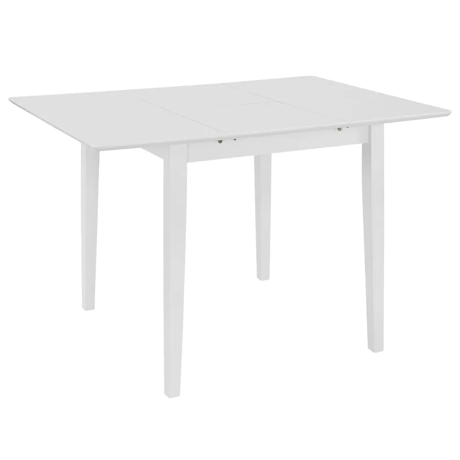 Mobilier de salle à manger 3 pcs MDF Blanc - 2