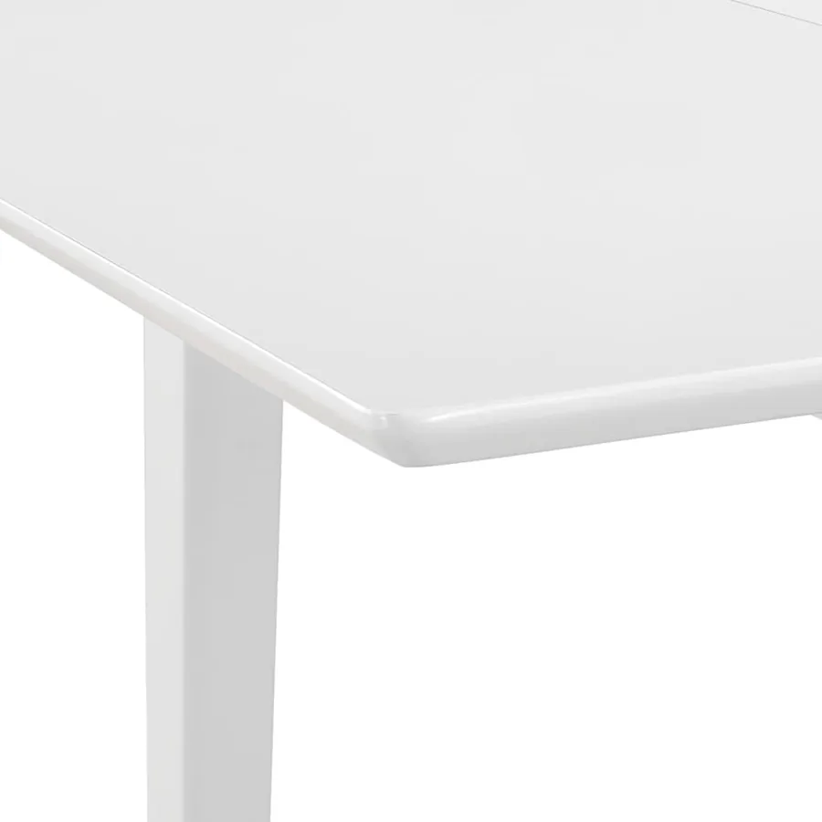 Mobilier de salle à manger 3 pcs MDF Blanc - 6