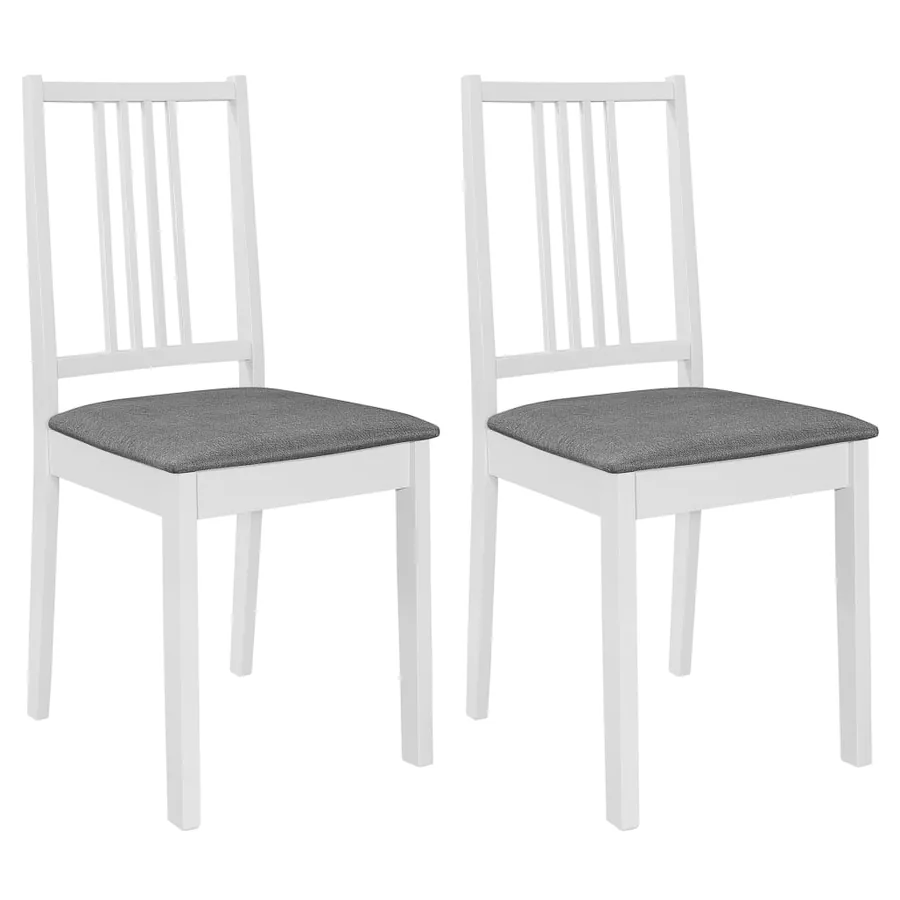 Mobilier de salle à manger 3 pcs MDF Blanc - 7