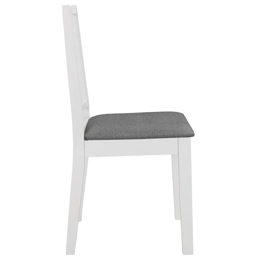 Mobilier de salle à manger 3 pcs MDF Blanc - 9